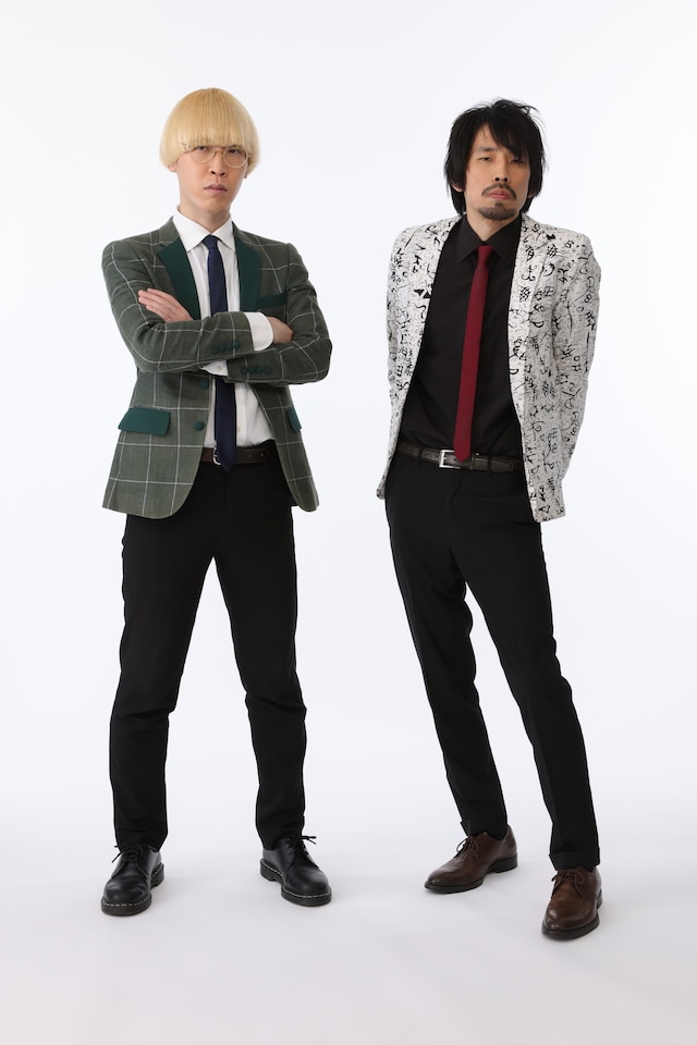 真空ジェシカ。左から、ガク、川北。(c)M-1グランプリ事務局