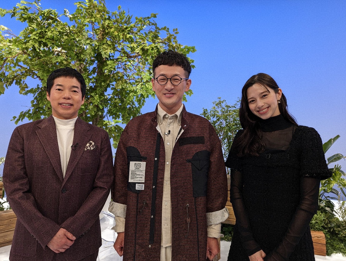 左から今田耕司、ロバート馬場、中条あやみ。(c)日本テレビ