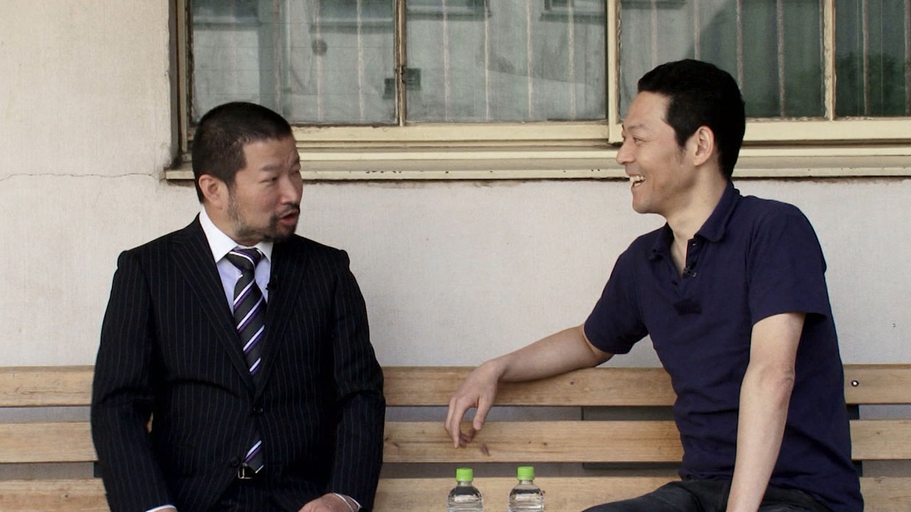 木村祐一（左）と東野幸治。