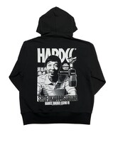 「笑福亭鶴光プルオーバーパーカ（ミッドナイトブラック）」