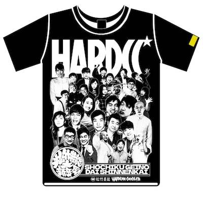 松竹芸能とハードコアチョコレートのコラボTシャツ、