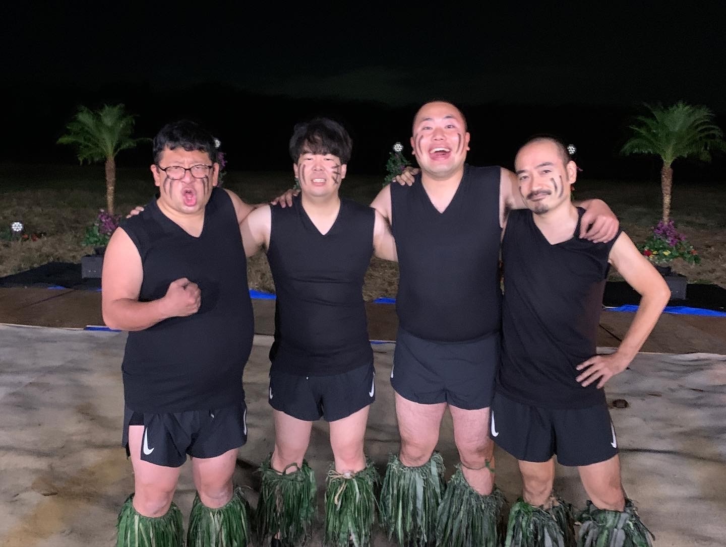 左から、Wエンジン・チャンカワイ、宮下草薙・草薙、ハナコ岡部、かもめんたる・う大。(c)テレビ朝日