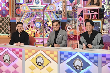 左から、島崎和歌子、石原良純、有吉弘行。(c)テレビ朝日
