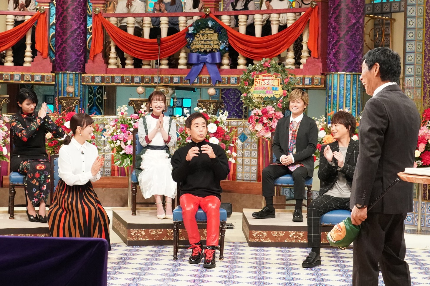 「踊る！さんま御殿!! 3時間スペシャル」のワンシーン。(c)日本テレビ