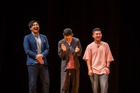 左から、アルコ＆ピース平子、四千頭身・都築、四千頭身・後藤。