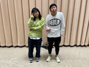 吉住（左）と岡野陽一（右）。