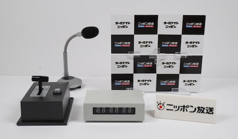ニッポン放送のミニチュアラジオブース。