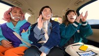 「カタカナの会」の（左から）青山テルマ、3時のヒロイン福田、ヒコロヒー。(c)TBS