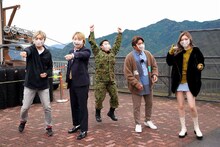 左から、JP、三四郎・相田、やす子、大久保嘉人、ゆうちゃみ。(c)東海テレビ