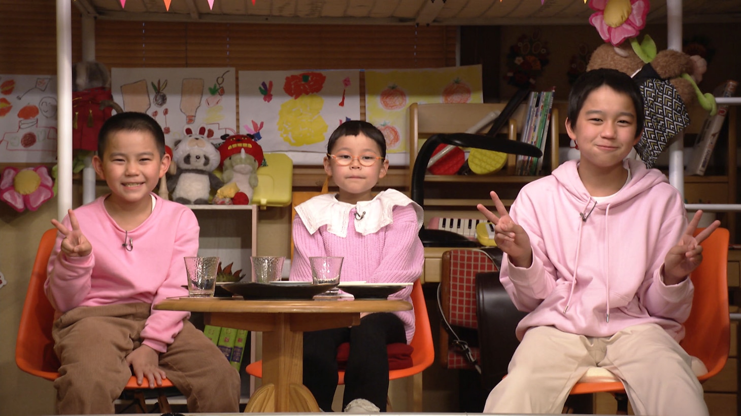 201の子供部屋（番家天嵩、燦咲、一路）。