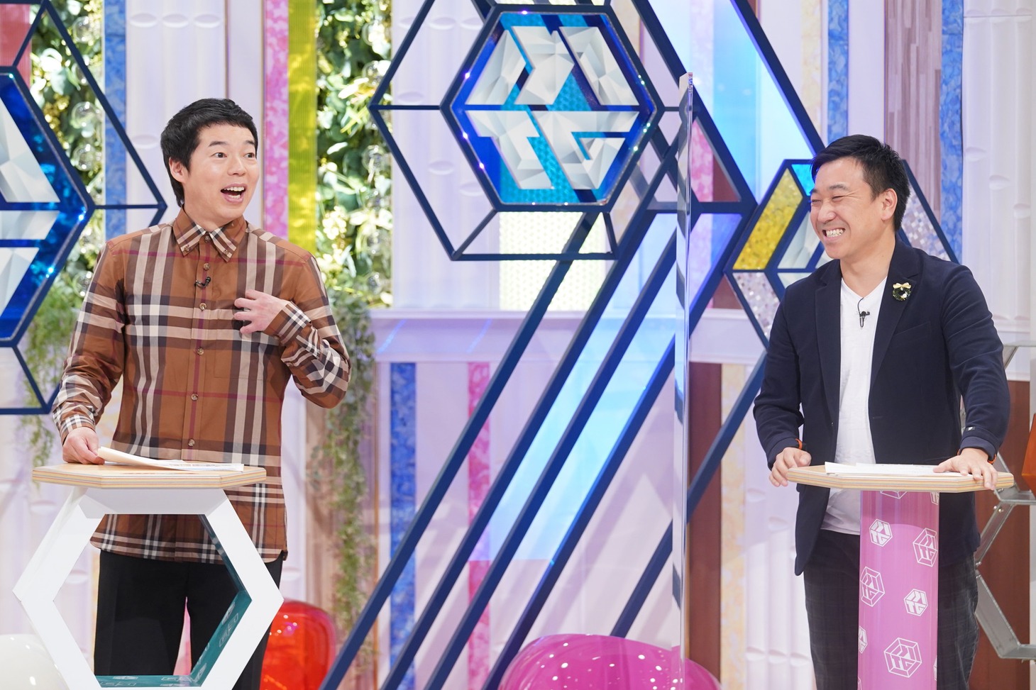 左から今田耕司、月亭八光。(c)読売テレビ