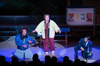 左から、ロバート秋山、ゆりやんレトリィバァ、ナインティナイン岡村。(c)ABCテレビ