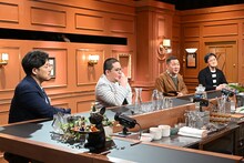 「笑アセろ」内の「小粋なジョークで笑アセろ」に登場する（左から）アルコ＆ピース平子、ネルソンズ・和田まんじゅう、ザ・マミィ酒井、アインシュタイン稲田。(c)TBS