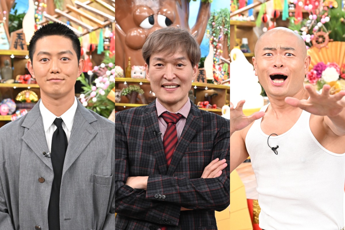 「脱出島」に挑んだ（左から）工藤阿須加、千原ジュニア、あばれる君。(c)TBS