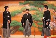 左から博多大吉、ダウンタウン浜田、かまいたち濱家。(c)読売テレビ