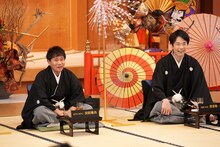 左からダウンタウン浜田、かまいたち濱家。(c)読売テレビ