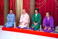 左から千鳥・大悟、ルシファー吉岡、カカロニ栗谷、かもめんたる・う大。