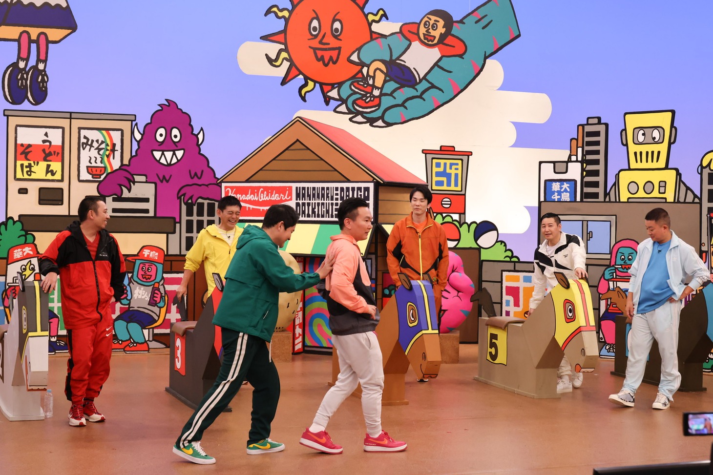 「火曜は全力！華大さんと千鳥くん新春2時間SP」のワンシーン。(c)カンテレ