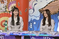 左から久保史緒里、金川紗耶。(c)読売テレビ