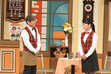 「内場勝則 座長公演」で共演する内場勝則（左）と未知やすえ（右）。