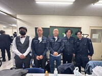 映画「裏表紙」の撮影現場の様子。