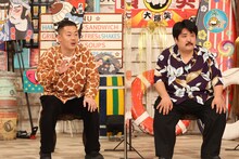 「お笑い向上委員会」に出演する（左から）ザ・マミィ酒井、空気階段・鈴木もぐら。(c)フジテレビ