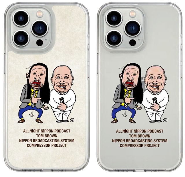 「オールナイトニッポンPODCAST トム・ブラウンのニッポン放送圧縮計画」オリジナルスマホケース