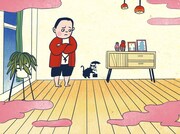 「北斎のお部屋探し九十三景 by at home」に登場するイラスト。