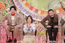 「プレバト!!」初登場のコットン（後列2人）。