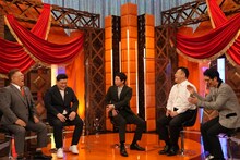 左から、サンドウィッチマン、今田耕司、アンタッチャブル。(c)テレビ朝日