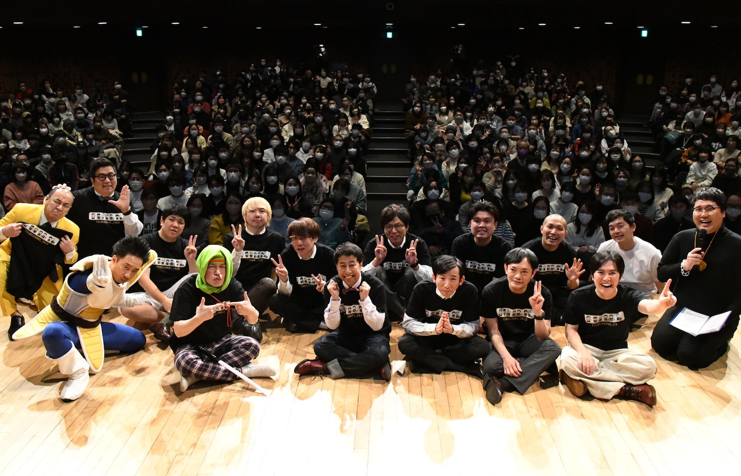 「つぶぞろい2023 ～みんな売れて大復活ライブ～ in 草月ホール」の様子。