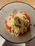 明太子とマヨネーズを混ぜる。