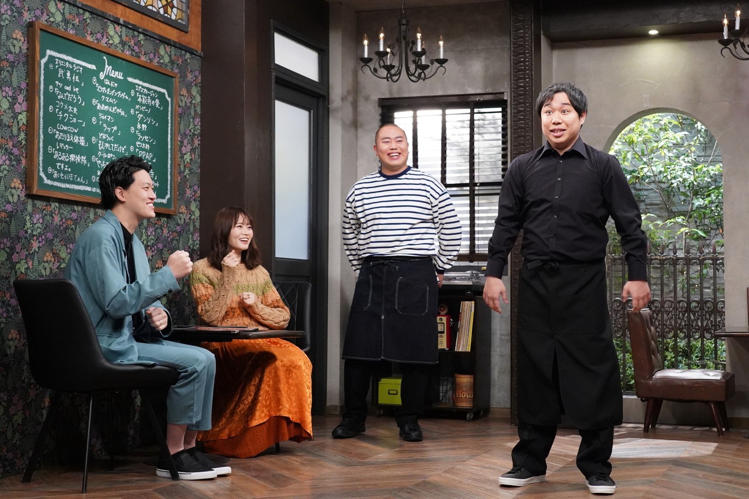 「注文の多いギャグ料理店」のワンシーン。(c)フジテレビ