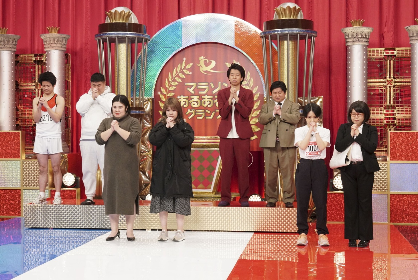 「見取り図のマラソンあるある-1グランプリ～大阪国際女子マラソンが楽しくなるTV～」のワンシーン。(c)カンテレ