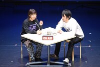 「シャッフルラジオ」に挑戦する（左から）Aマッソ加納、真空ジェシカ川北。