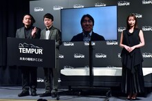 左から、見取り図、松井秀喜、宇垣美里。