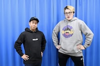 左からウエストランド井口、飯塚大悟。