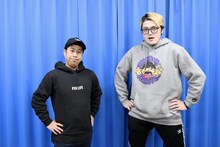 左からウエストランド井口、飯塚大悟。