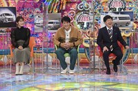 左から、渋谷凪咲、千原ジュニア、蛍原徹。(c)テレビ朝日