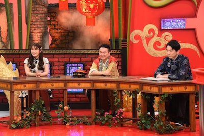 左から渋谷凪咲、かまいたち。(c)カンテレ