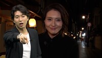左から宮崎謙介、金子恵美。(c)カンテレ