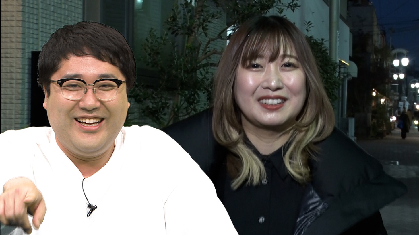 左からマヂカルラブリー村上、いとくとら。(c)カンテレ