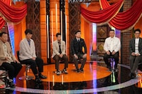 「アンタウォッチマン」に出演する（左から）ナイツ、ウエストランド、アンタッチャブル。(c)テレビ朝日