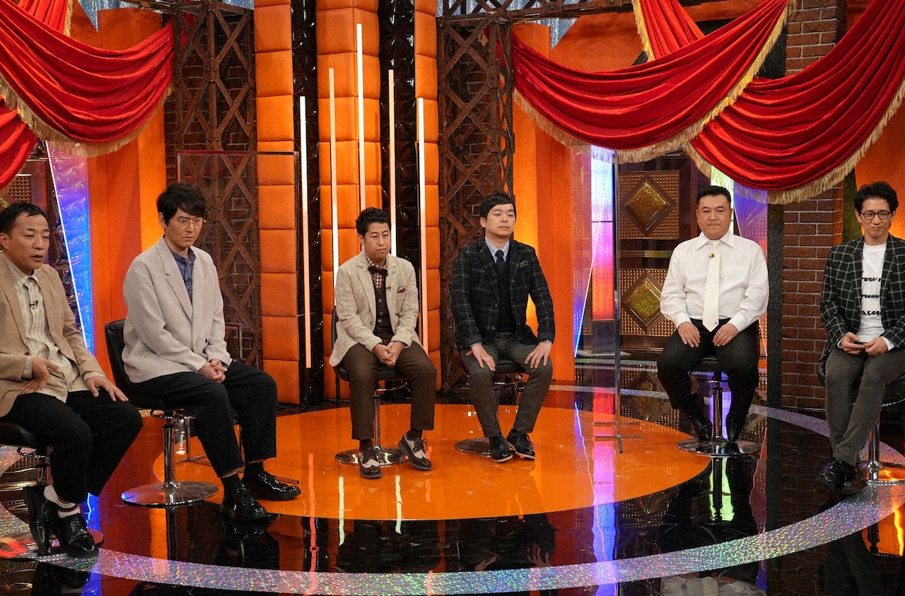 「アンタウォッチマン」に出演する（左から）ナイツ、ウエストランド、アンタッチャブル。(c)テレビ朝日