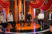 「アンタウォッチマン」に出演する(左から)ナイツ、ウエストランド、アンタッチャブル。(c)テレビ朝日