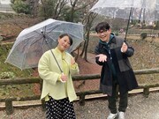 「友近と飯尾が行く！初めての岡崎ふたり旅」に出演する（左から）友近、ずん飯尾。(c)CBC