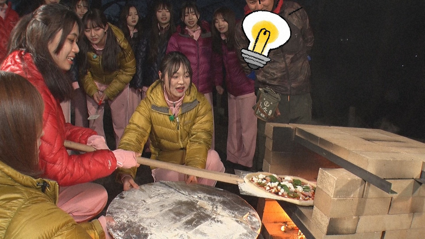 2月19日、26日は「ガールズ全員でピザパした～い！」が展開される。(c)NHK
