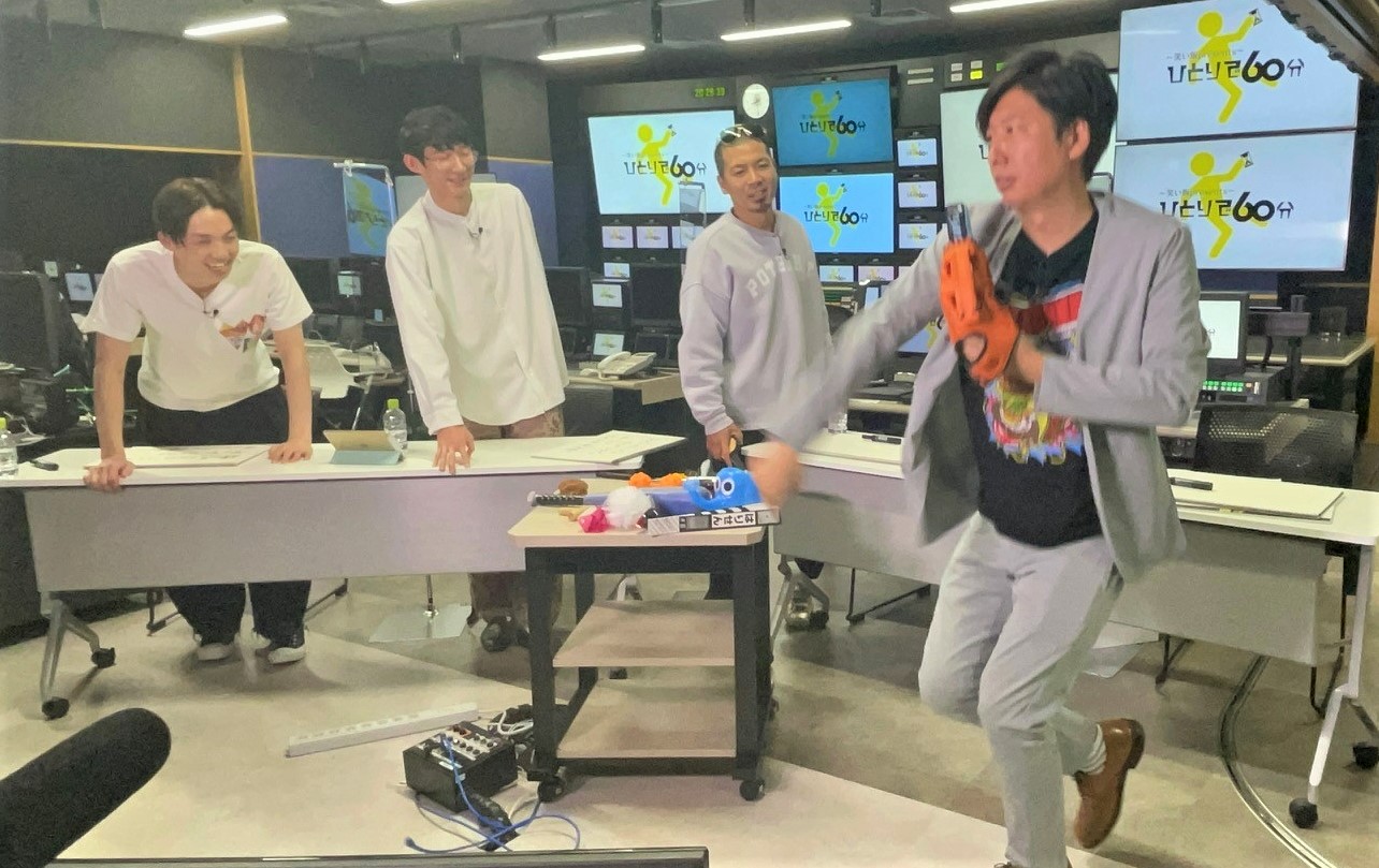 「トキ×川原×河井 緊急番組会議 ～『ひとりで60分』第4弾挑戦者を大発表～」の様子。(c)読売テレビ