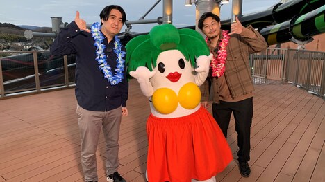 「サクマ＆ピース シーズン3」第3回に出演する佐久間宣行（左）とアルコ＆ピース平子（右）。(c)福島中央テレビ