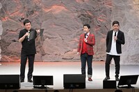 南海キャンディーズ山里とウエストランド。(c)TBSラジオ